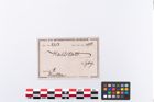 Etikett zu Keramikgefäß (NHMW-PRAE-002353)